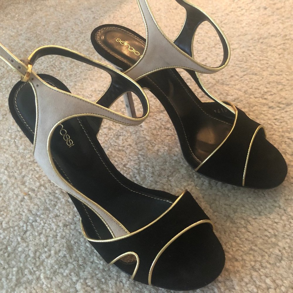 Sergio Rossi Bicolore Sandal